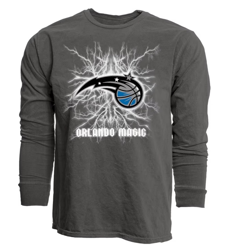 Blue 84 Orlando Magic Shirt Men’s SMALL Long Sleeve Cotton Graphic NBA NEW